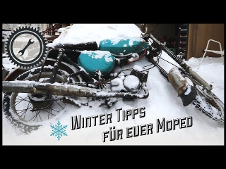Moped winterfest machen - Wintertipps für eure Simson - Tutorial Tipps &amp; Tricks