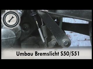 Umbau Bremslichtschalter Simson S50, S51 - Tutorial S50/S51