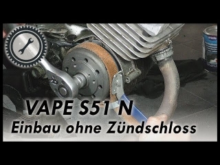 VAPE Einbau S51 N - Vape ohne Zündschloss - Simson Tutorial